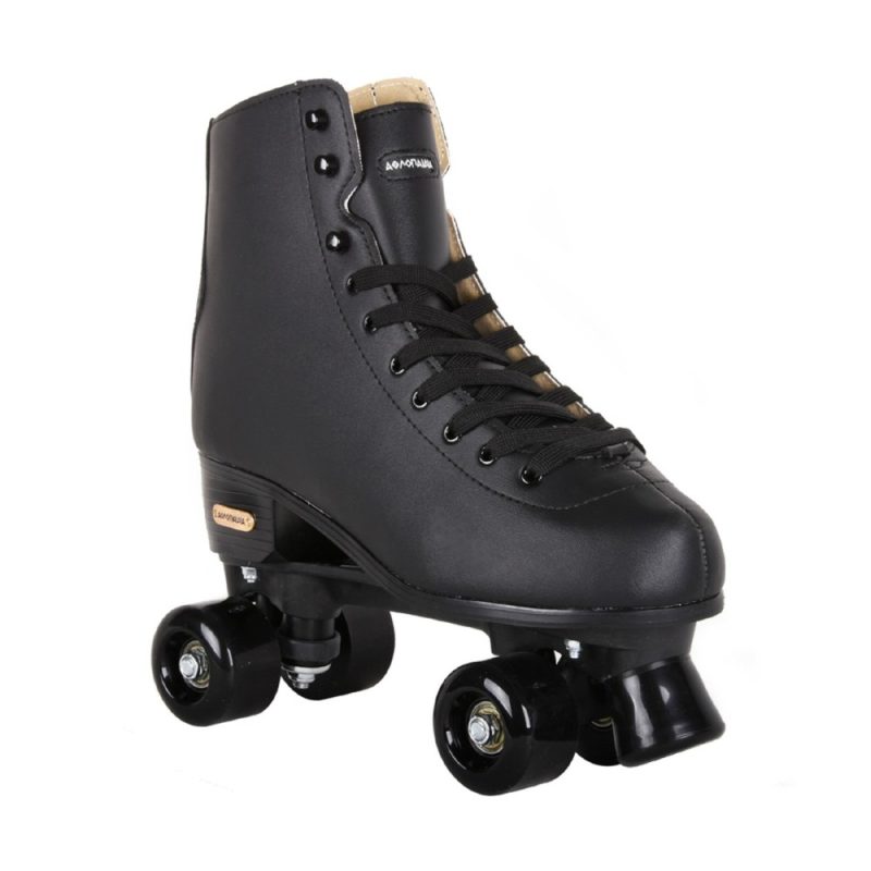 ΑΘΛΟΠΑΙΔΙΑ πατίνια με 4 ρόδες ΜΑΥΡΑ – Black Quad Roller Skates μαύρα τετράγωνα πατίνια με 4 ρόδες Rollaround