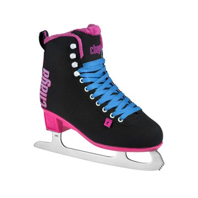 Chaya Ice Skates Classic Black/Pink - Μαύρα/Ροζ παγοπέδιλα για ενήλικες | Rollaround