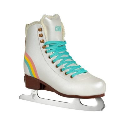 Chaya Ices Skates Bliss Vanilla - Ρυθμιζόμενου μεγέθους παγοπέδιλα για παιδιά και ενήλικες με ουράνιο τόξο | Rollaround