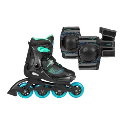 Playlife Joker Blue Sky Inline Rollers For Kids - Ρυθμιζόμενου μεγέθους μπλε πατίνια για παιδιά|Rollaround