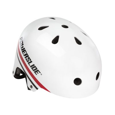 Powerslide Pro Urban Stripe White Helmet For Adults - Λευκό κράνος πατινιών με ρίγες για ενήλικες | Rollaround