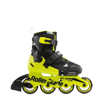 Rollerblade Microblade - Μαύρα Κίτρινα Rollers Για Αρχάρια Παιδιά | Rollaround