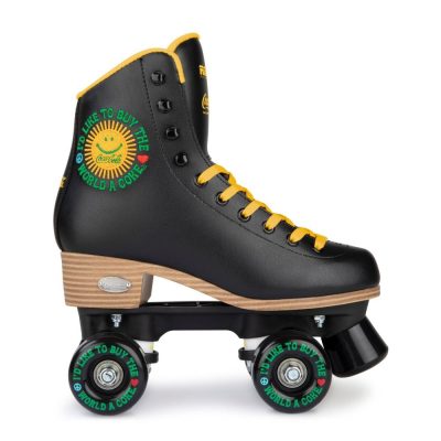 Rookie Coca Cola Sunshine Black Quad Roller Skates - Μαύρα τετράγωνα πατίνια ρόλλερς με 4 ρόδες για ενήλικες|Rollaround